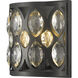 Dealey 2 Light 8.25 inch Matte Black Wall Sconce Wall Light