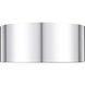 Harley 2 Light 12 inch Chrome Flush Mount Ceiling Light