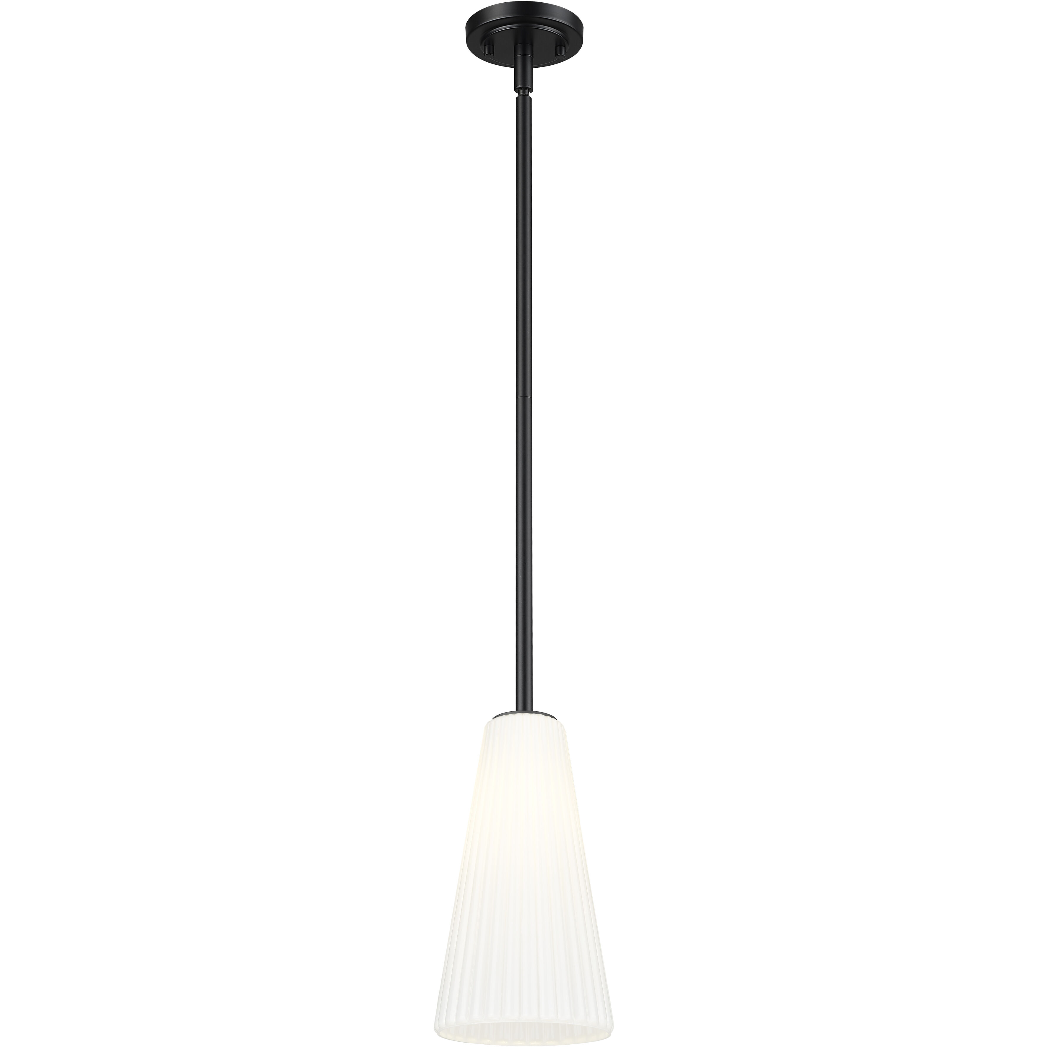 Farrell 1 Light 7.25 inch Matte Black Pendant Ceiling Light