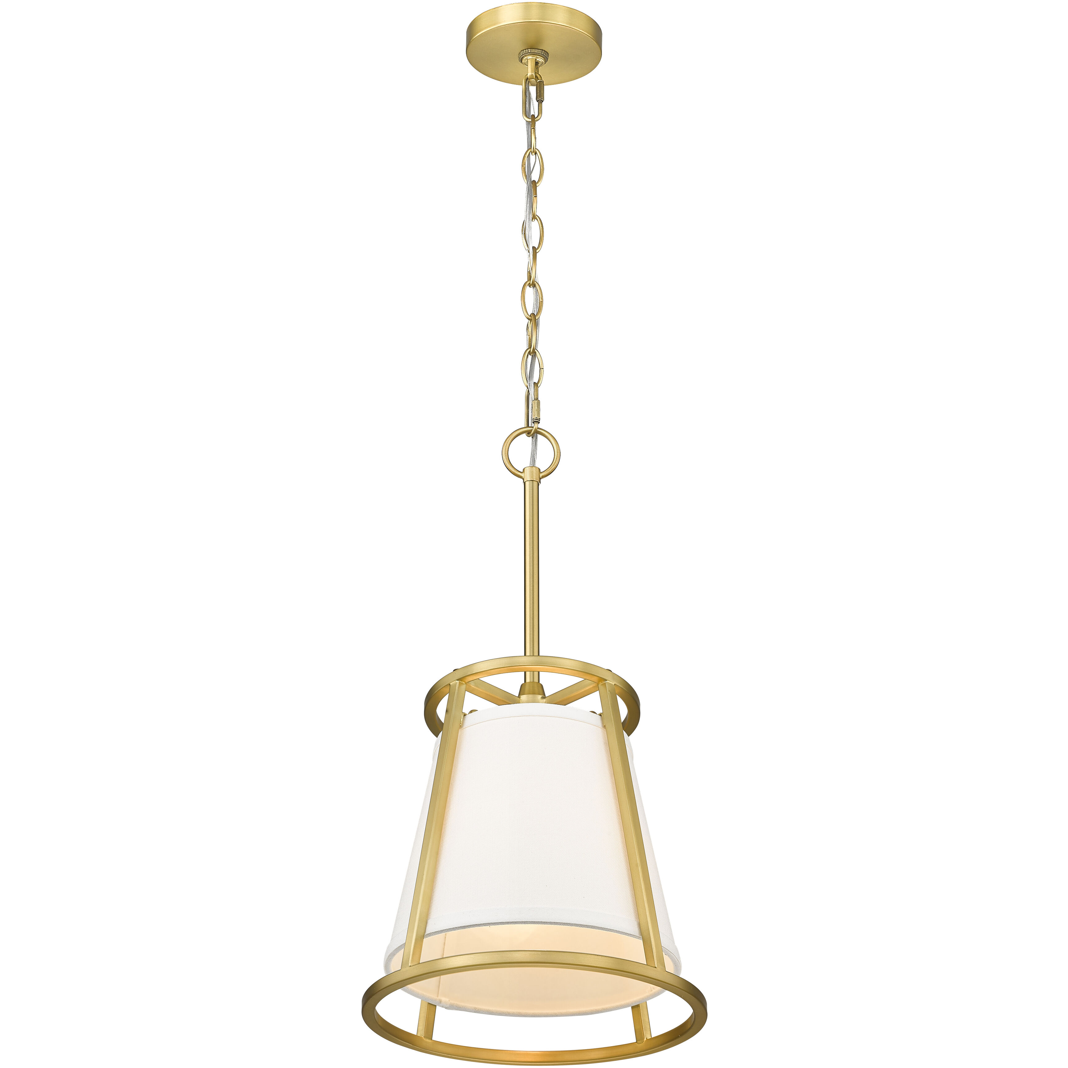 Lenyx 1 Light 10 inch Rubbed Brass Pendant Ceiling Light