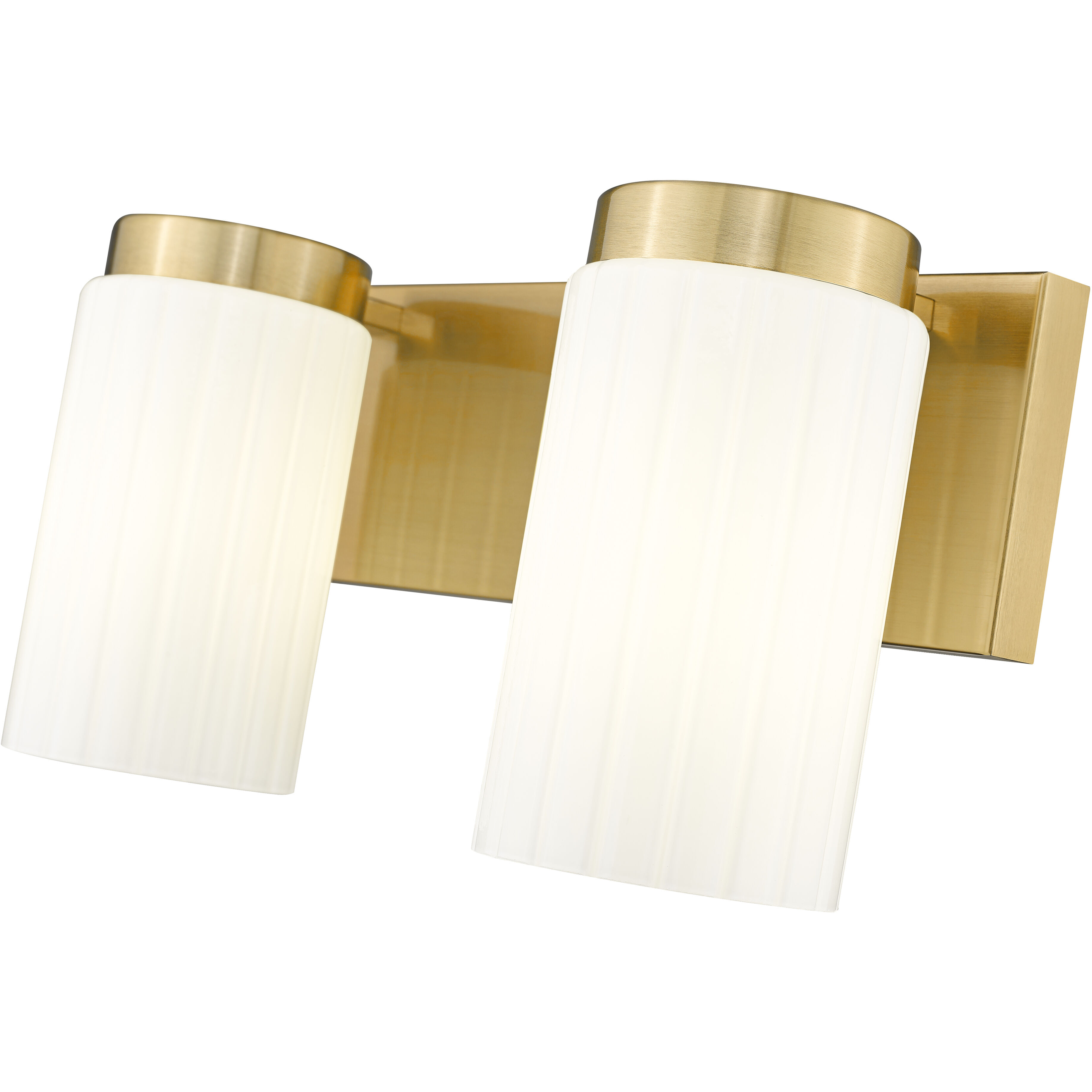 Burk 2 Light 13.75 inch Luxe Gold Bath Vanity Light Wall Light