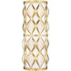 Harden 3 Light 8 inch Modern Gold Wall Sconce Wall Light