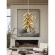 Lumina 17 Light 17.25 inch Modern Gold Chandelier Ceiling Light