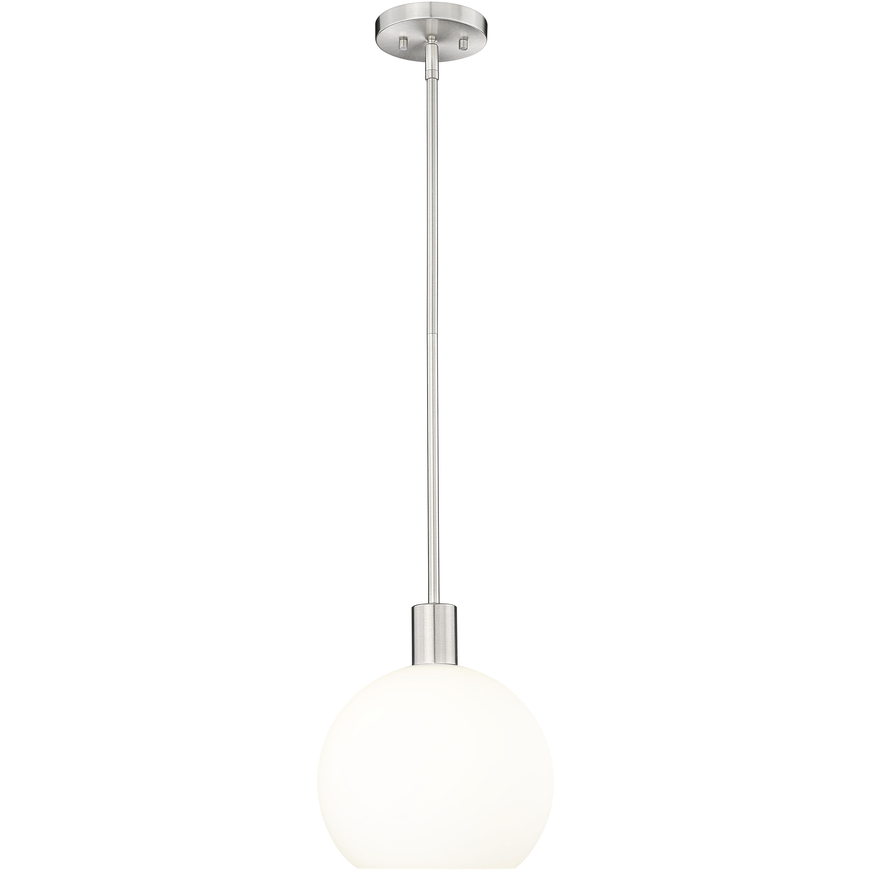 Margo 1 Light 9.75 inch Brushed Nickel Pendant Ceiling Light