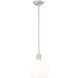 Margo 1 Light 9.75 inch Brushed Nickel Pendant Ceiling Light