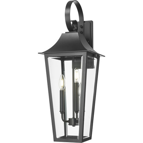 Gannon Outdoor Wall Light in Black, G9