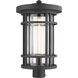 Jordan 1 Light 20.25 inch Black Outdoor Post Mount Fixture in 11
