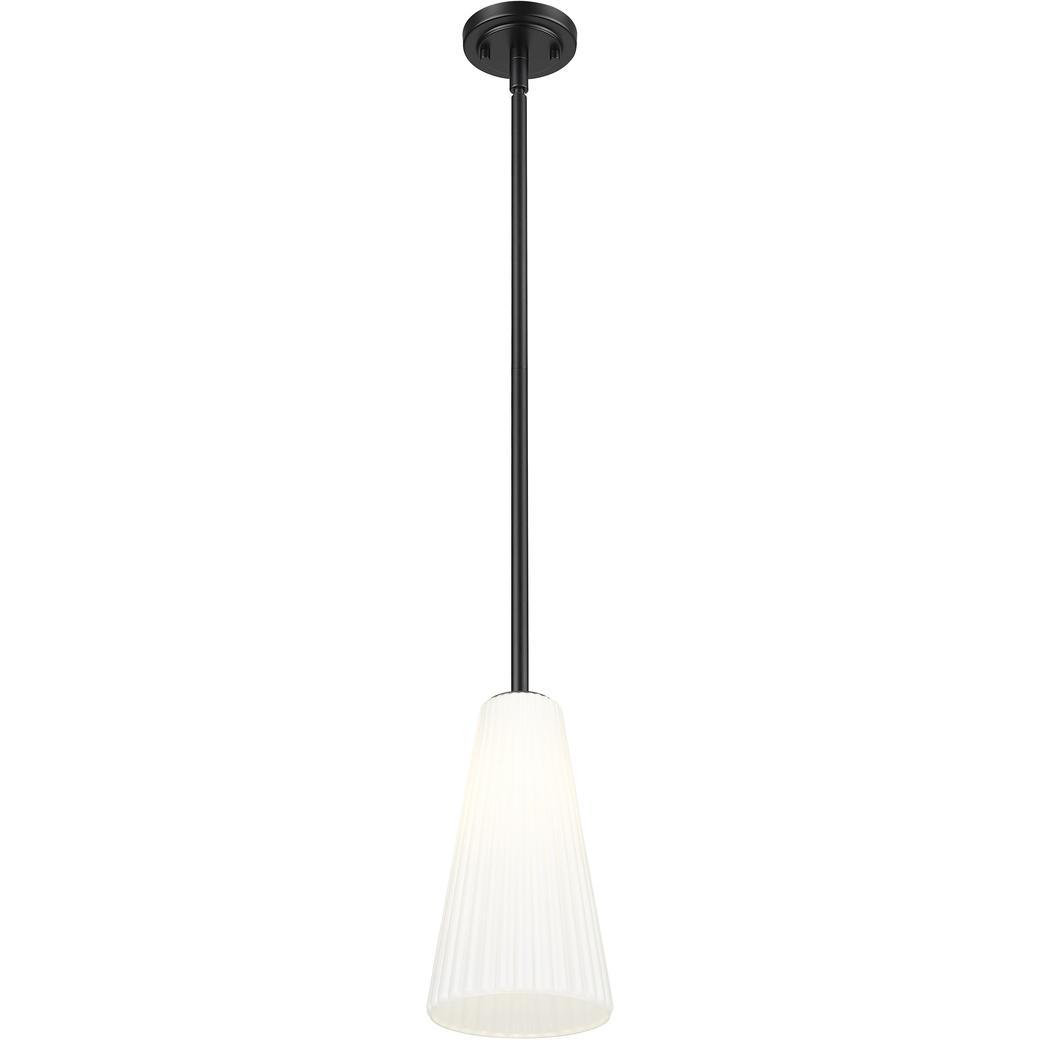 Farrell 1 Light 7.25 inch Matte Black Pendant Ceiling Light
