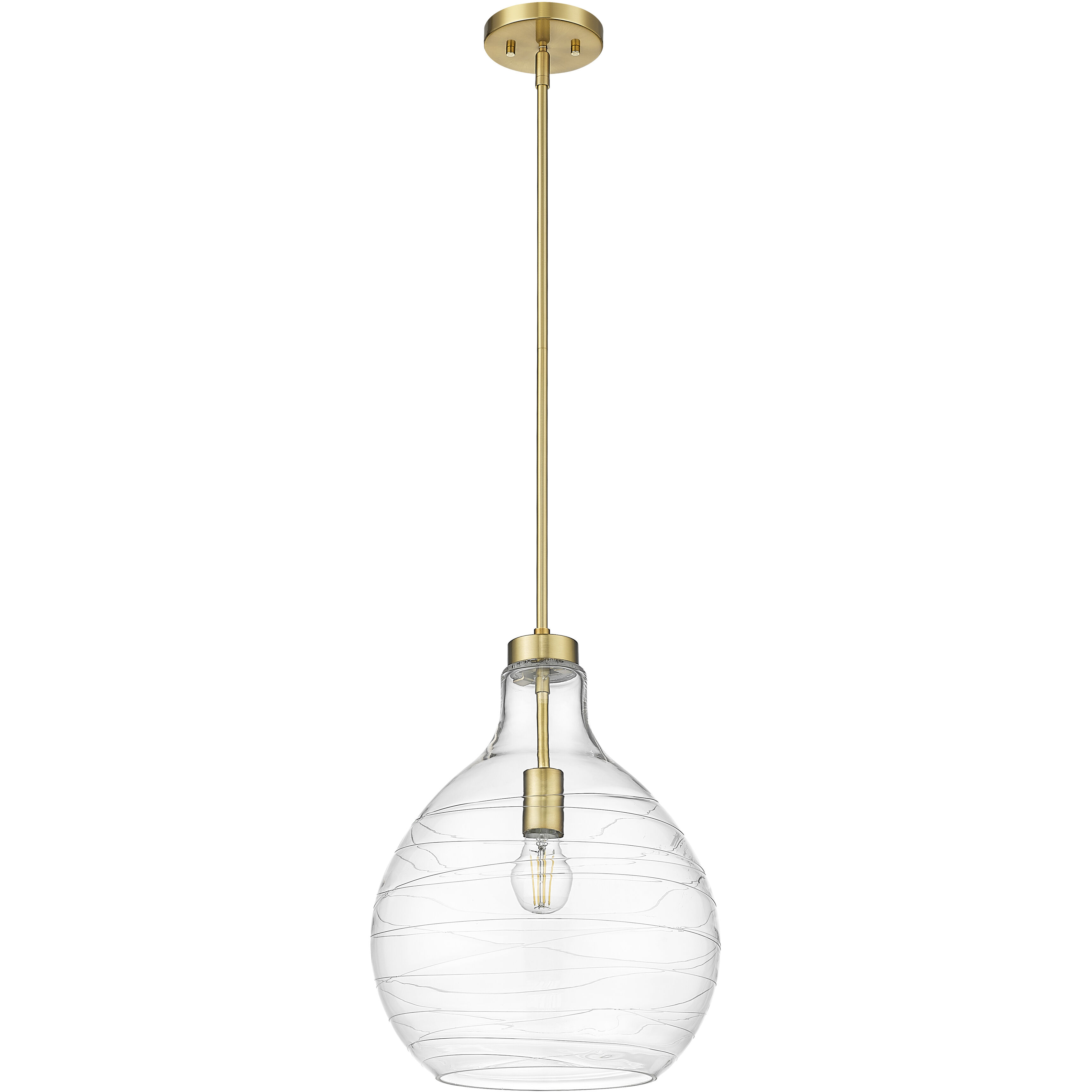 Bon Air 1 Light 13 inch Modern Gold Pendant Ceiling Light