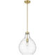 Bon Air 1 Light 13 inch Modern Gold Pendant Ceiling Light