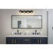 Bennington 4 Light 29.25 inch Matte Black Vanity Wall Light