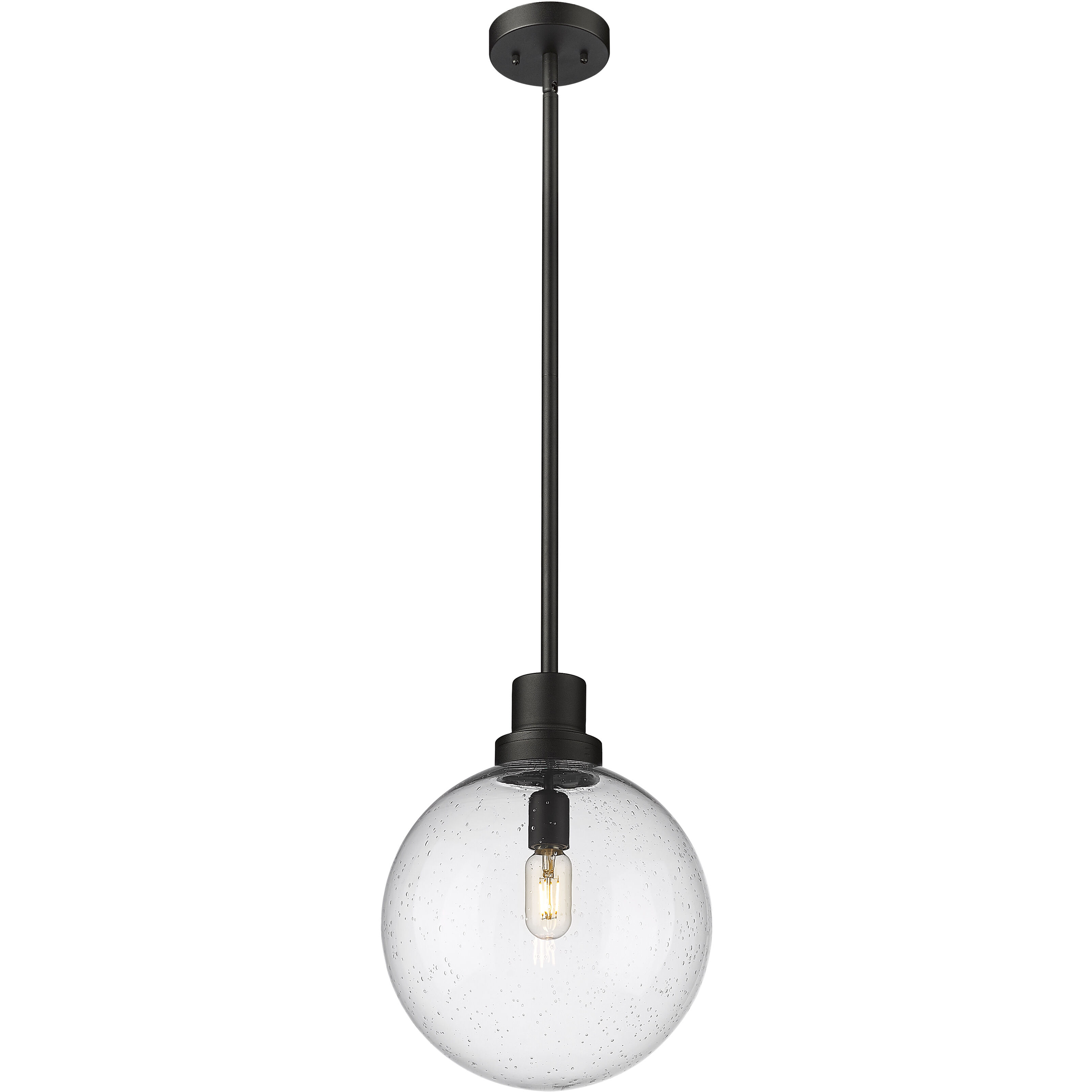 Laurent 1 Light 12 inch Black Outdoor Pendant