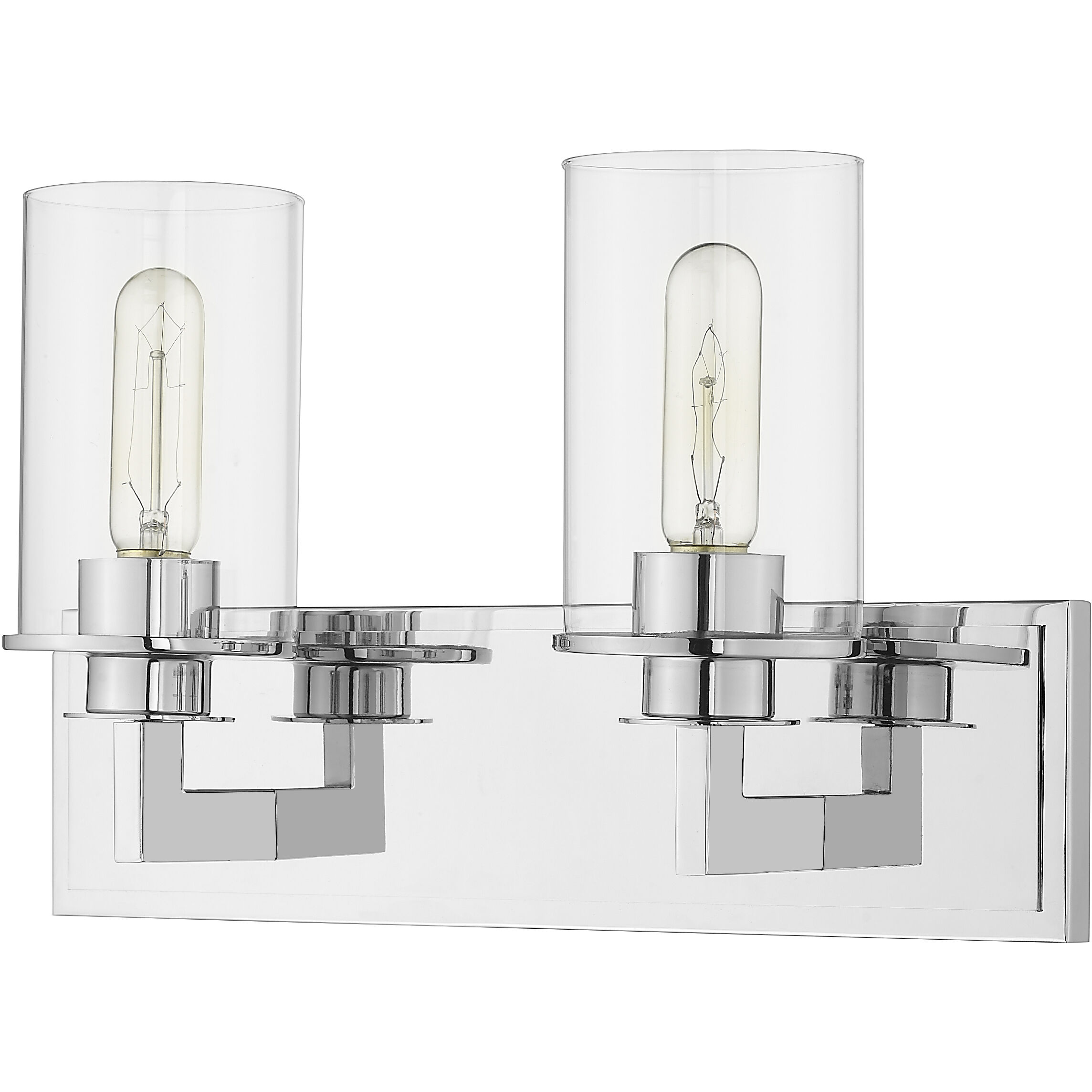 Savannah 2 Light 16.25 inch Chrome Vanity Wall Light