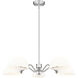 Breton 5 Light 33 inch Brushed Nickel Chandelier Ceiling Light