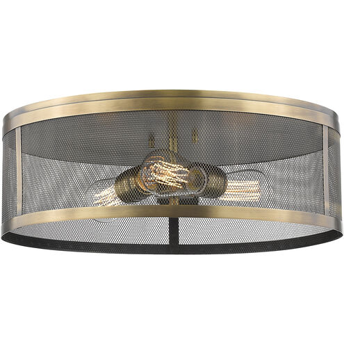 Meshsmith 3 Light 18.00 inch Flush Mount