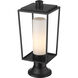 Sheridan 1 Light 19.5 inch Black Outdoor Pier Mounted Fixture