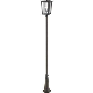 Seoul 2 Light 114 inch Oil Rubbed Bronze Outdoor Post Mounted Fixture in 19.25