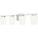 Nextra 4 Light 32 inch Brushed Nickel Bath Vanity Wall Light