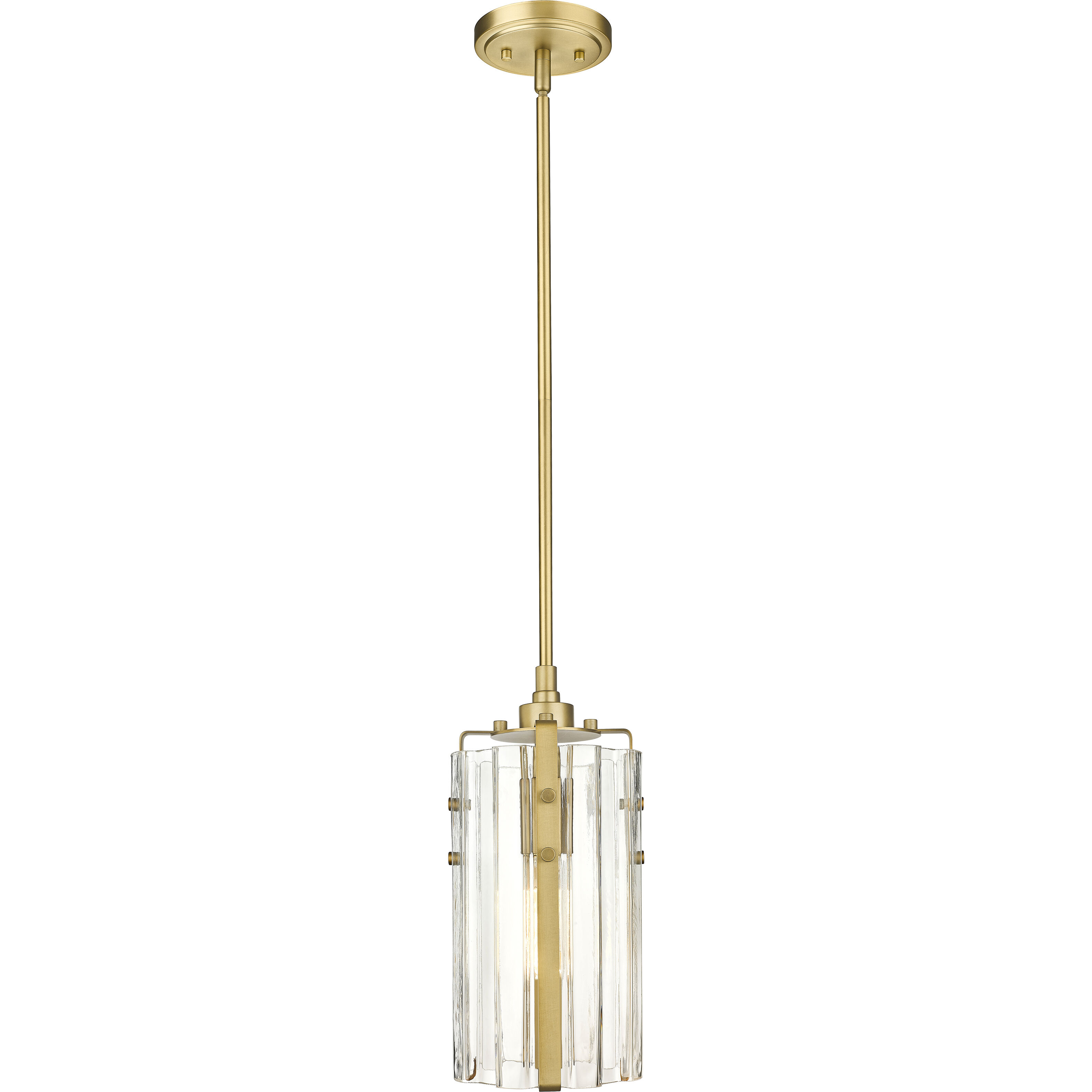 Alverton 1 Light 5.5 inch Rubbed Brass Pendant Ceiling Light in Rubbed Bronze