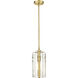 Alverton 1 Light 5.5 inch Rubbed Brass Pendant Ceiling Light in Rubbed Bronze