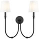 Jisele 2 Light 20 inch Matte Black Wall Sconce Wall Light