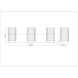 Burk 3 Light 22.5 inch Matte Black Bath Vanity Light Wall Light