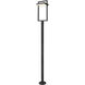 Luttrel LED 104.25 inch Black Outdoor Post Mounted Fixture