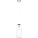 Monty 1 Light 5.25 inch Brushed Nickel Pendant Ceiling Light