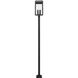 Hartwell 5 Light 119.25 inch Sand Black Outdoor Post Mounted Fixture