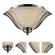 Lagoon 3 Light 18.5 inch Brushed Nickel Flush Mount Ceiling Light