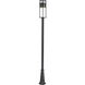 Luca LED 121.75 inch Black Outdoor Post Mounted Fixture