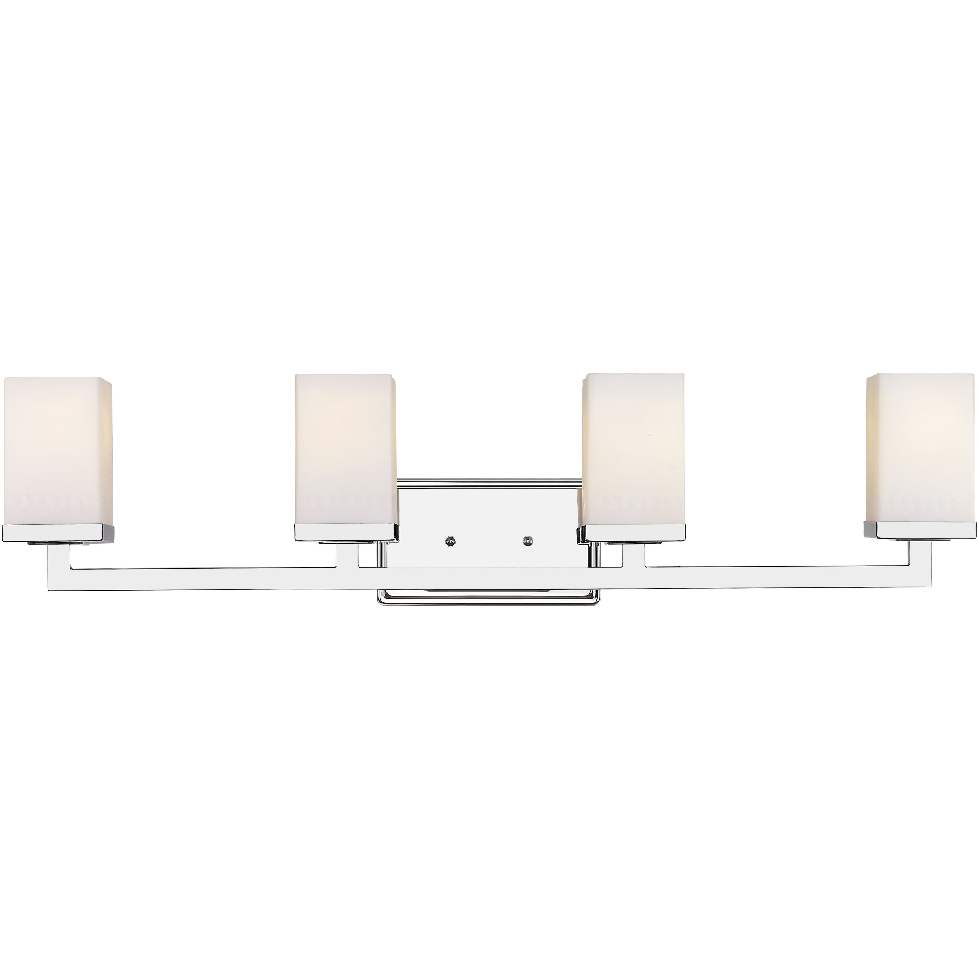 Tidal 4 Light 33.25 inch Chrome Vanity Wall Light