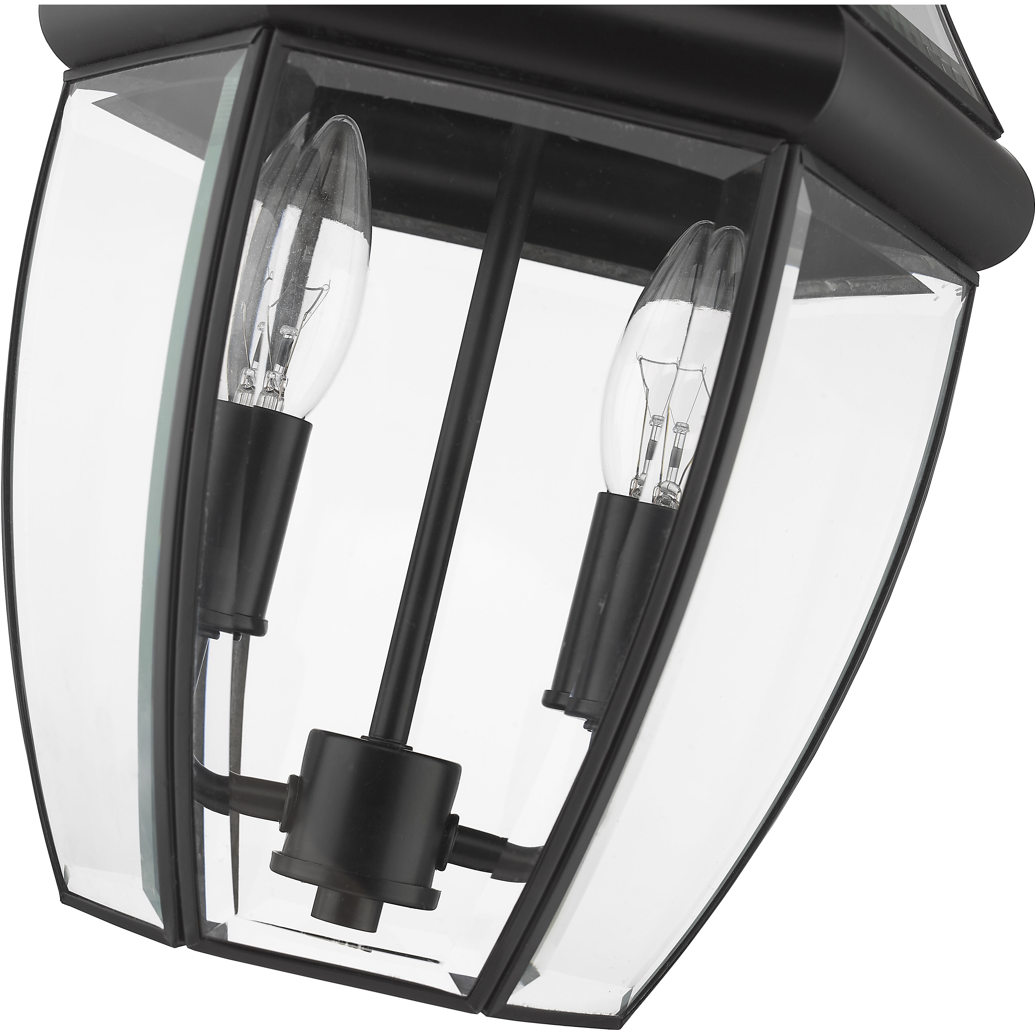 Westover 2 Light 10 inch Black Outdoor Chain Mount Ceiling Fixture