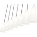 Farrell 7 Light 54 inch Brushed Nickel Linear Chandelier Ceiling Light
