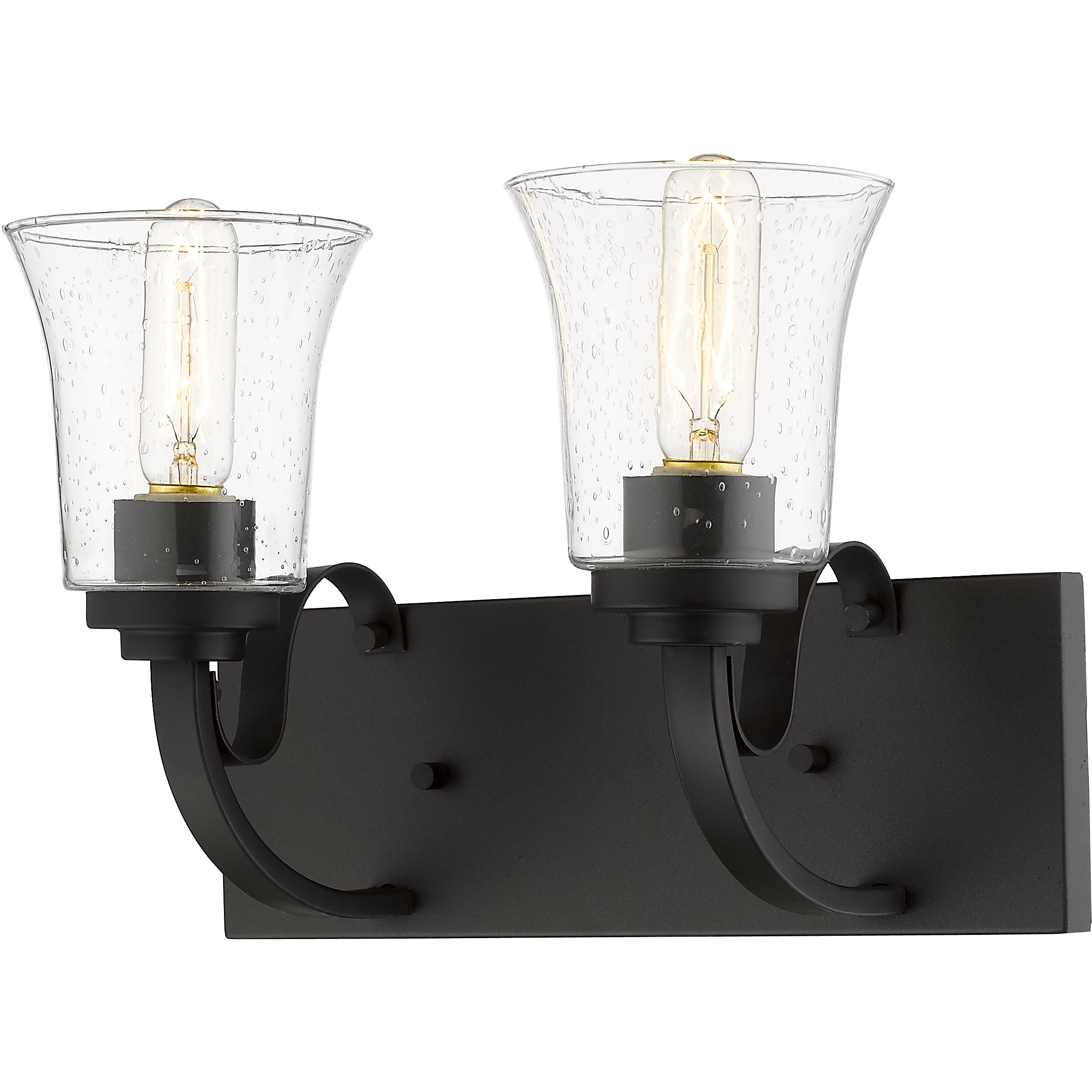 Halliwell 2 Light 14 inch Bronze Vanity Wall Light