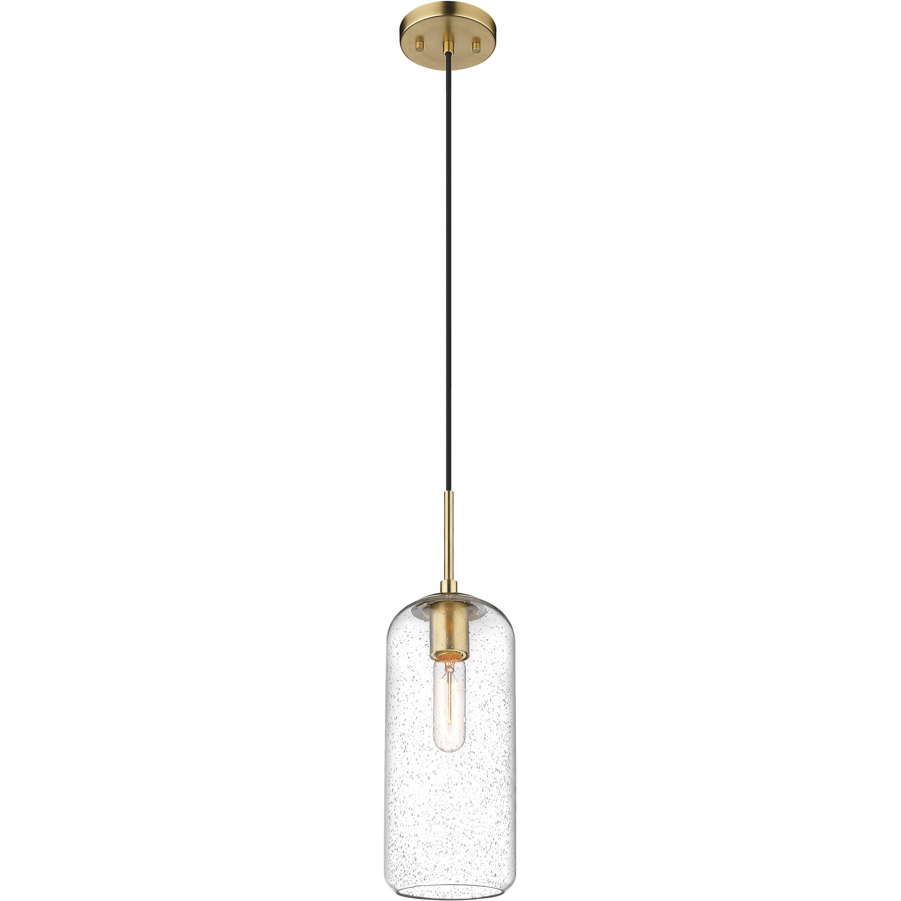Z-Lite 738P17-HBR Monty 1 Light 5.25 inch Heritage Brass