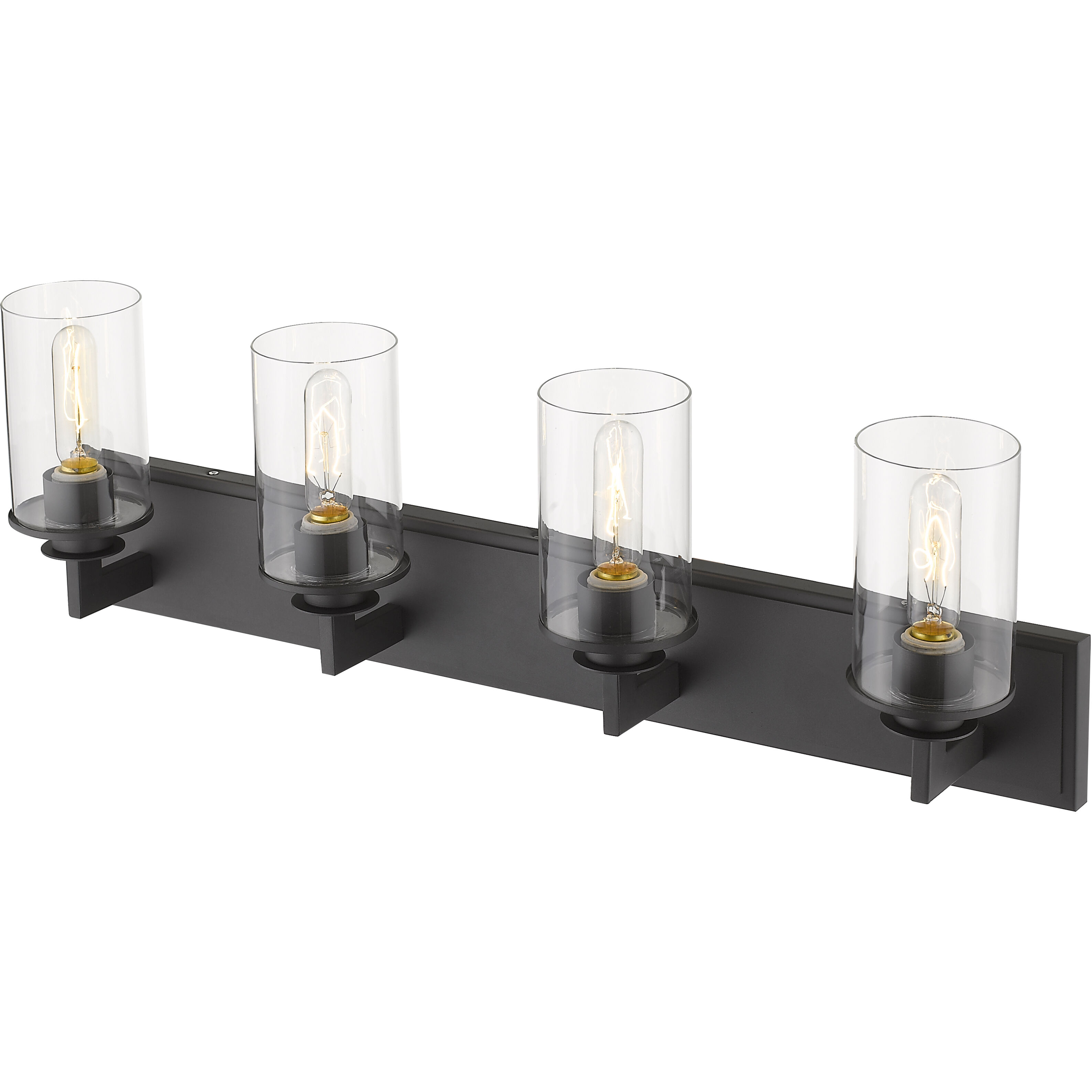 Savannah 4 Light 31.5 inch Bronze Vanity Wall Light