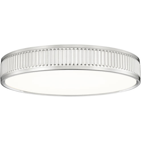 Stari LED 16.75 inch Brushed Nickel Flush Mount Ceiling Light