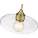 Paloma 1 Light 14 inch Olde Brass Pendant Ceiling Light in Oil Rubbed Bronze