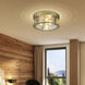Cape Harbor 3 Light 16 inch Rubbed Brass Flush Mount Ceiling Light