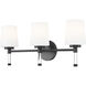 Henri Vanity Wall Light in Matte Black