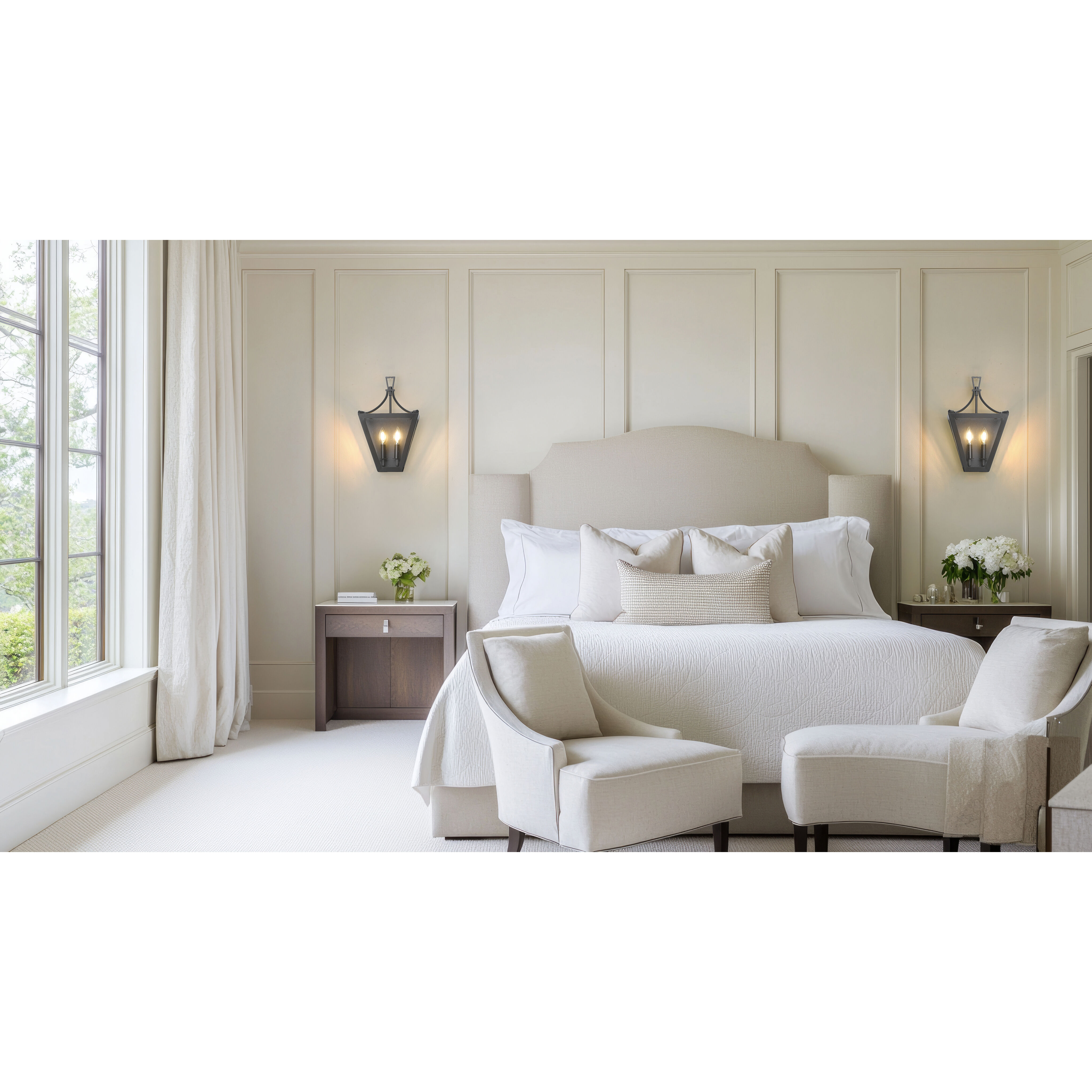 Montalcino Wall Sconce Wall Light in Iron Ore