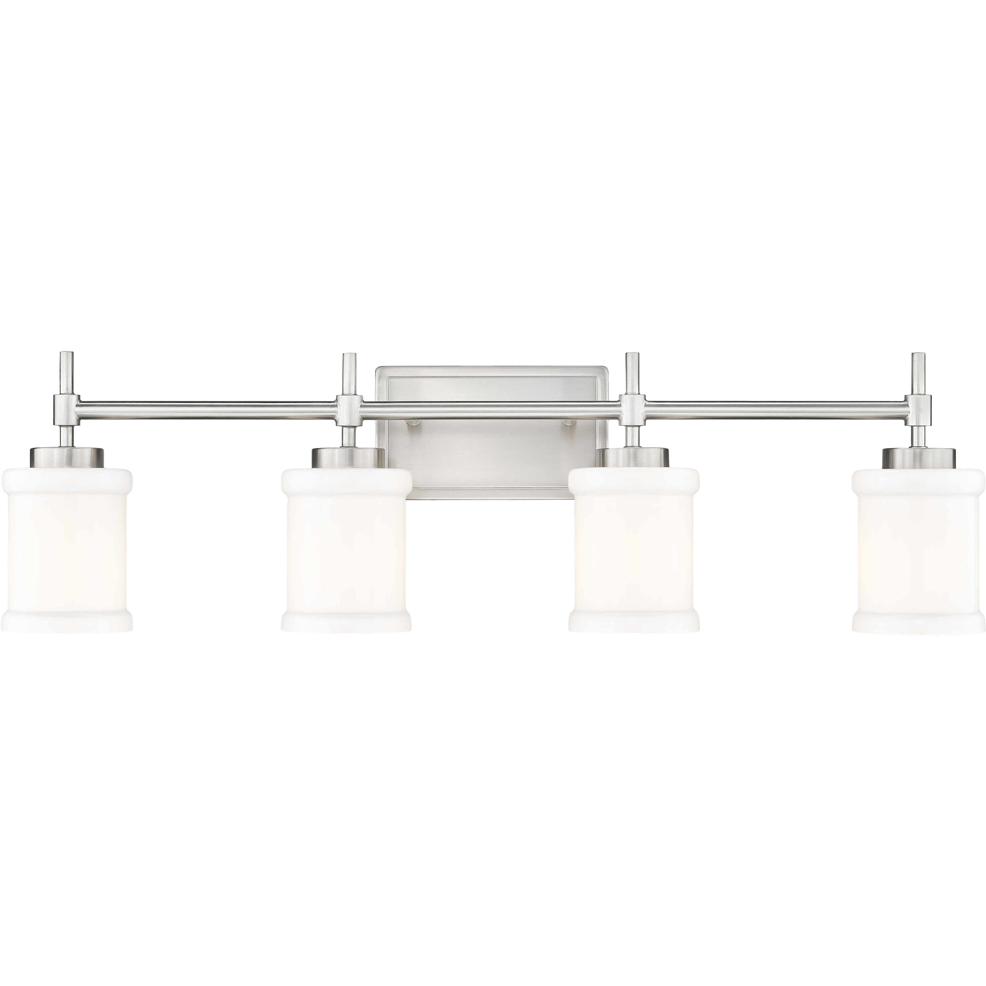 Cadoc 4 Light 31.5 inch Brushed Nickel Bath Vanity Light Wall Light
