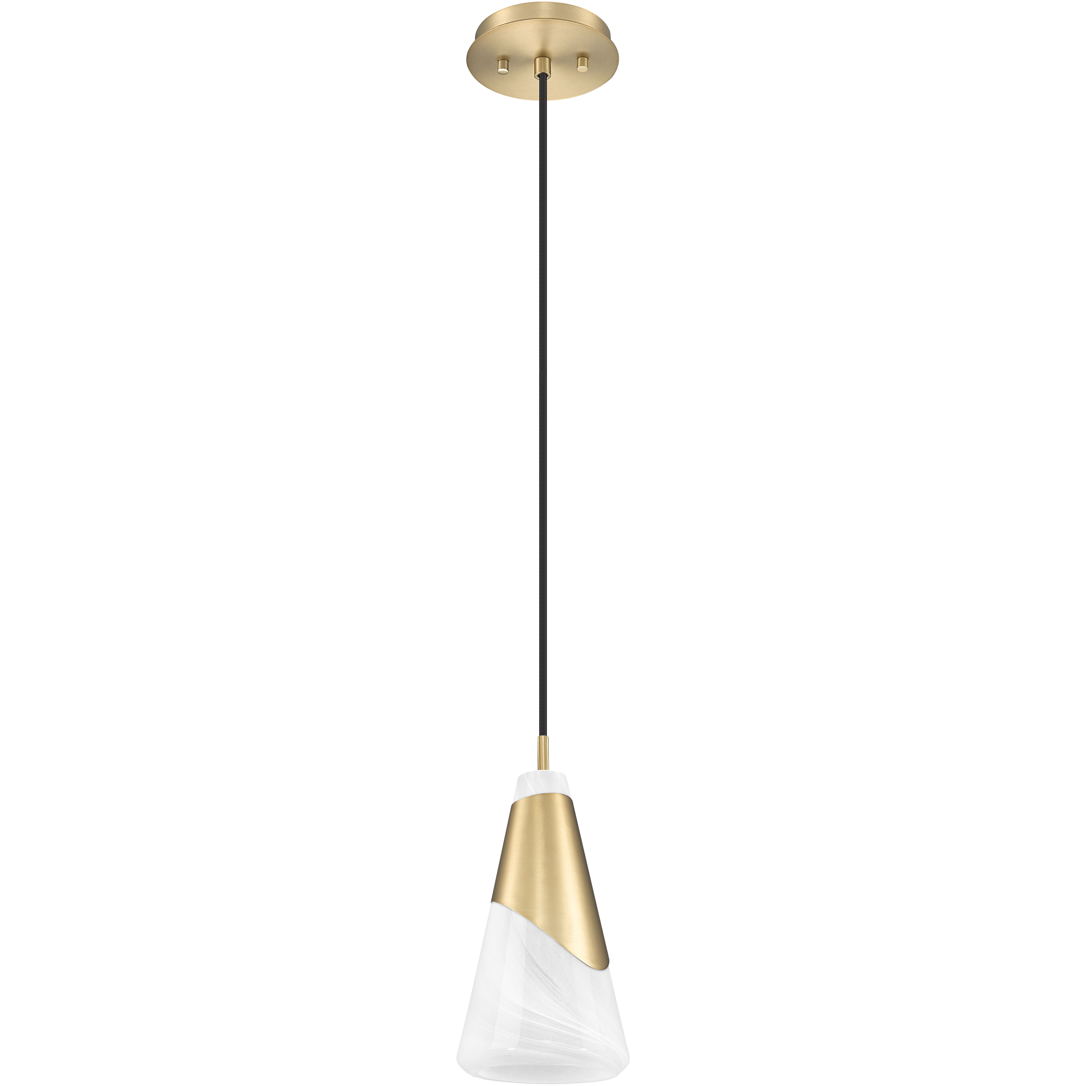 Aimie 1 Light 6 inch Modern Gold Pendant Ceiling Light