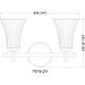 Belle 2 Light 16 inch Matte Black Bath Vanity Light Wall Light