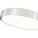 Kawan LED 20 inch Brushed Nickel Flush Mount Ceiling Light