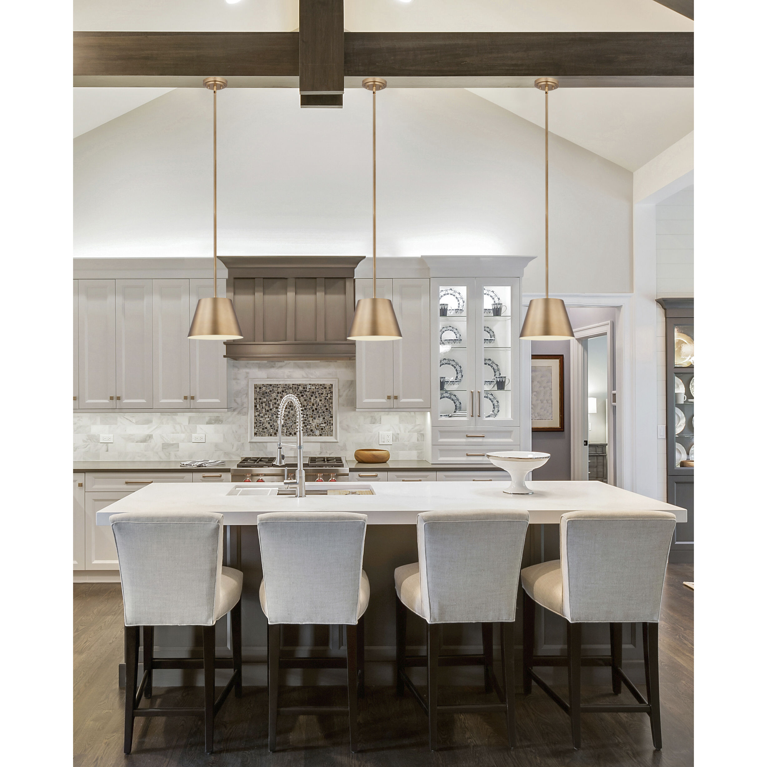 Lilly 1 Light 12 inch Modern Gold Pendant Ceiling Light