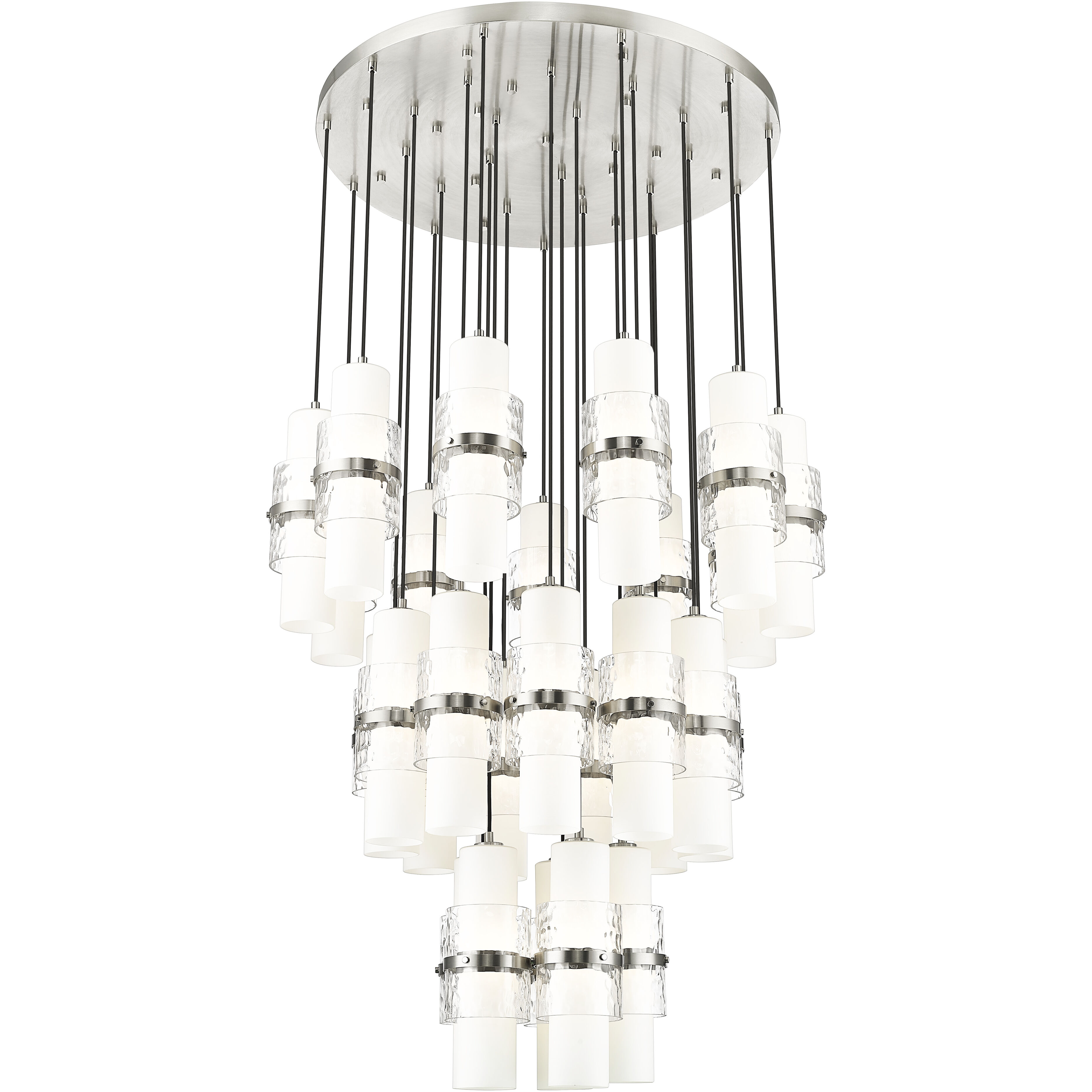 Cayden 27 Light 36 inch Brushed Nickel Chandelier Ceiling Light