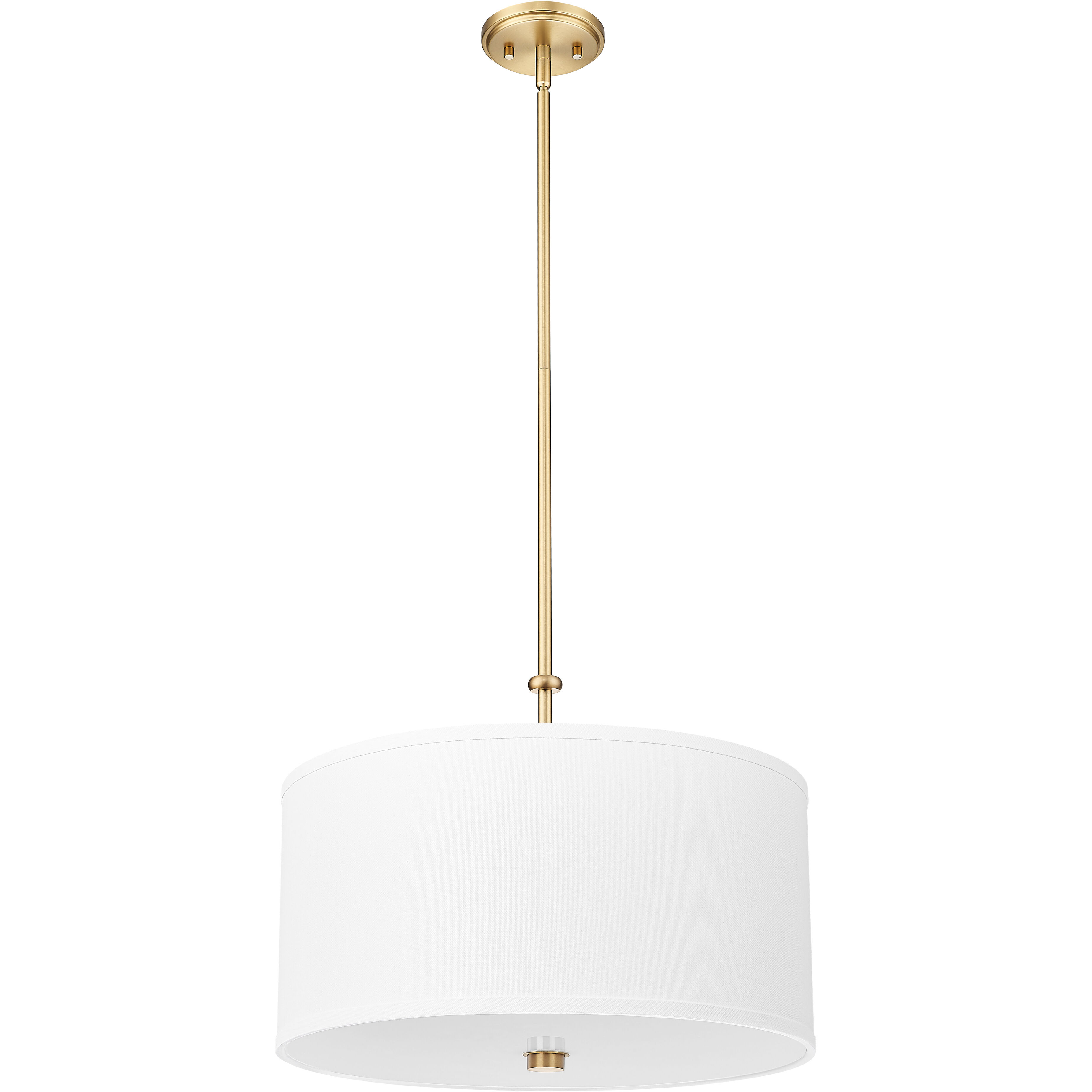 Linden LED 18 inch Modern Gold Pendant Ceiling Light