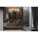 Montford 4 Light 32 inch Matte Black Bath Vanity Light Wall Light